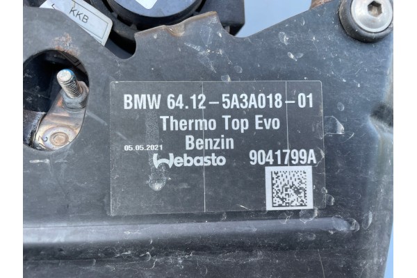 Calefactor estacionario Webasto Thermo Top EVO 5A3A018 para BMW G05 G0