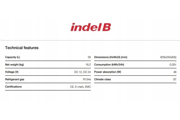 Refrigerador IndelB TB34 para Scania R
