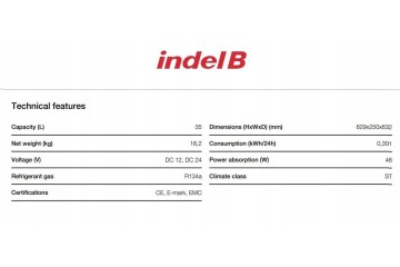 Refrigerador IndelB TB34 para Scania R