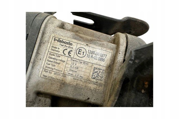 Parking heater Webasto Skoda Superb B6 3T 1K0815005MP Catalog number of the original 9026112A