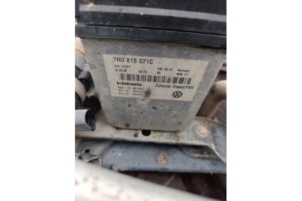 VW T5 PARKING HEATER WEBASTO HEATER 7H0815071C Part manufacturer Volkswagen OE