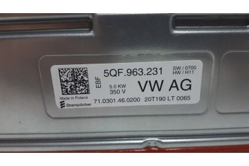 Intercambiador de calor original Eberspaecher 5QF963231 para VW y Audi