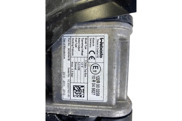Calefactor Webasto Volvo V60 II 31694778