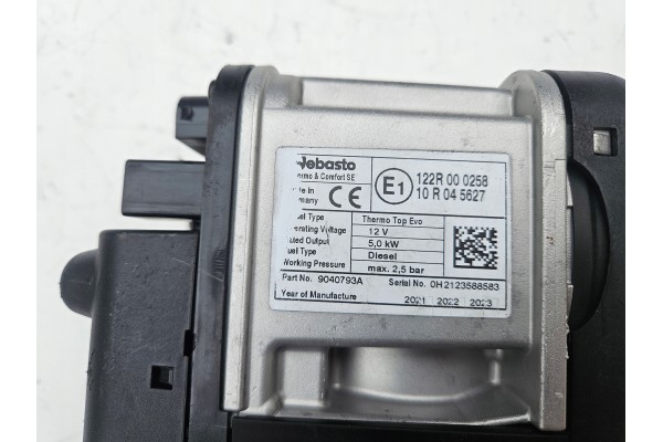 Webasto Thermo Top Evo VW T6 T6 1 Multivan 7LA819008C Quality of parts according to GVO O original with manufacturer s logo OE