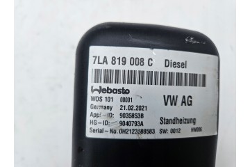 Webasto Thermo Top Evo VW T6 T6 1 Multivan 7LA819008C Product weight with unit packaging 7 kg