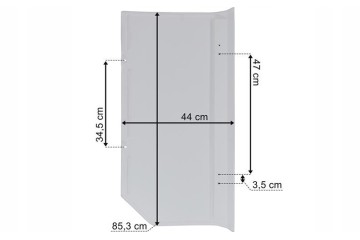 AGGREGATE THERMO KING ADVANCER PANEL TOP COVER RIGHT 989910 Part manufacturer Lamiro