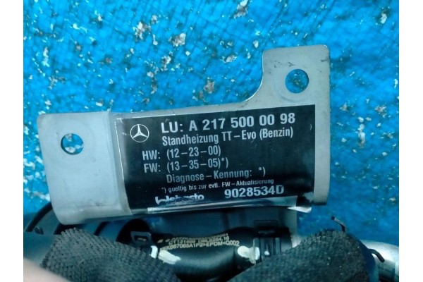 Mercedes W222 W217 A2175000098 Webasto Petrol ORIGINAL Part manufacturer Mercedes Benz OE