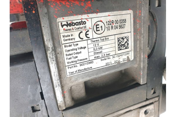 Calefactor estacionamiento (Webasto) Audi A6 Allroad C7 9021036D