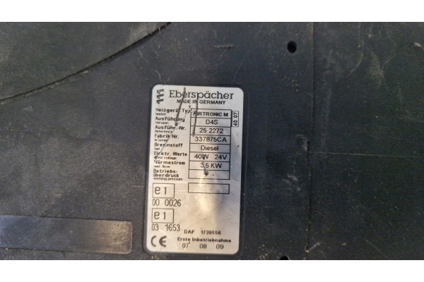 parking heater webasto ds4 eberspracher Part manufacturer DAF OE