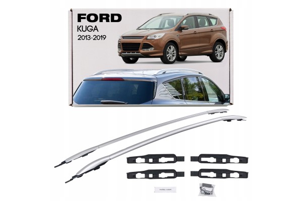 FORD KUGA MK2 II 2013 2019 ROOF RAILS SILVER OEM DJ5Z7855100BA