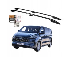 Roof rails FORD Transit Tourneo Custom L2 LONG from 2023 COLOR BLACK