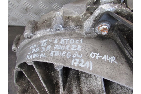 GEARBOX 7G9R7002ZE FORD MK IV 1 8 TDI 07 14 R Part manufacturer Ford OE