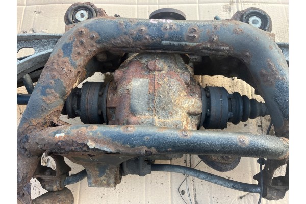 REAR BEAM AXLE DIFFERENTIAL BRIDGE REAR BMW E46 320 2001 2005 Quality of parts according to GVO O original with manufacturer s l