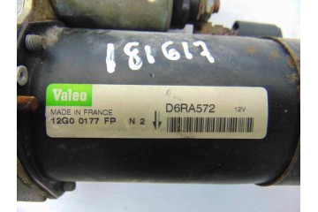 D6RA572 MOTOR ARRANQUE PEUGEOT 206 XT 2000 D6RA572 181617 PEUGEOT - 3