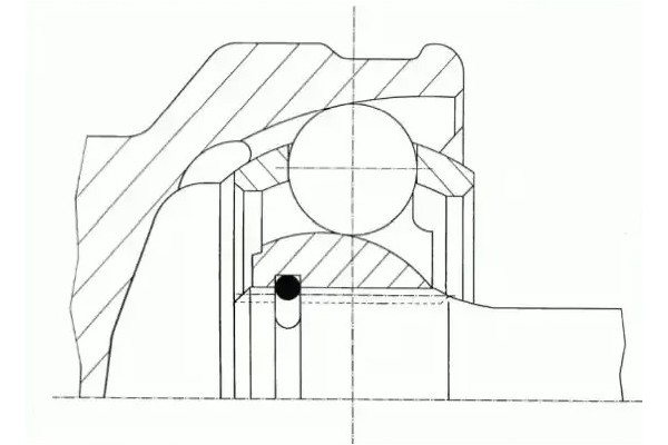 SHAFT JOINT 304866 LOBRO OPEL SAAB 9 5 ASTRA