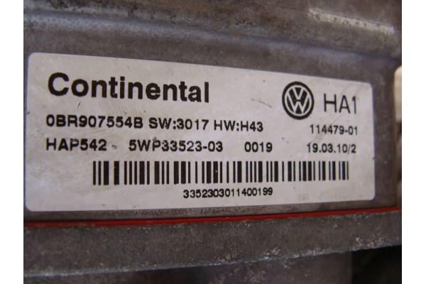 BRIDGE REAR SKODA YETI SKODA SUPERB III 0BR525010B 0BR907554B DAMAGED PLUG Catalog number of the original 0BR907554B