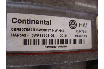 BRIDGE REAR SKODA YETI SKODA SUPERB III 0BR525010B 0BR907554B DAMAGED PLUG Catalog number of the original 0BR907554B