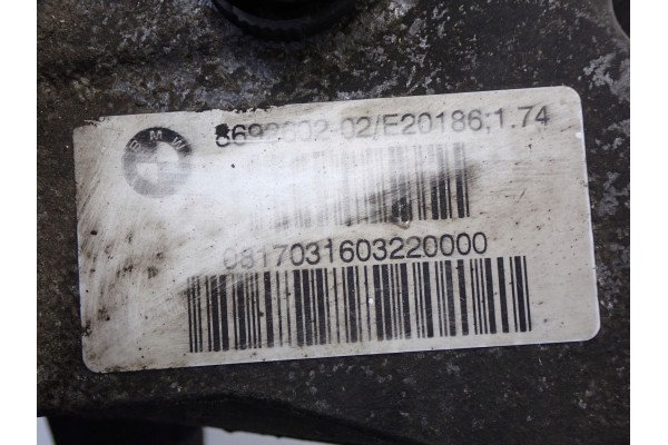 BRIDGE DIFFERENTIAL REAR BMW X1 F48 1 74 2 0D 3310 8692605 Quality of parts according to GVO O original with manufacturer s logo