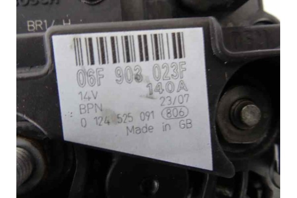 06F903023F ALTERNADOR VOLKSWAGEN TOURAN (1T2)