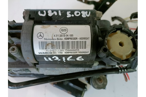 SUSPENSION COMPRESSOR AIRMATIC A2113200304 MERCEDES W211 E CLASS E500 02 Part manufacturer Mercedes Benz OE