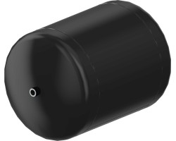 AIR TANK 60 L DIAMETER 396MM LENGTH 580MM 10 BAR FITS DAF MAN