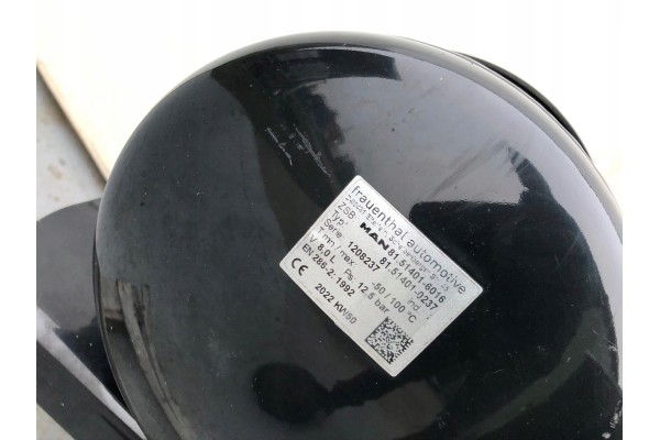 MAN TG3 EURO 6 AIR CYLINDER TANK 35L 81514016163 8L 81514016016 Product weight with unit packaging 10 kg