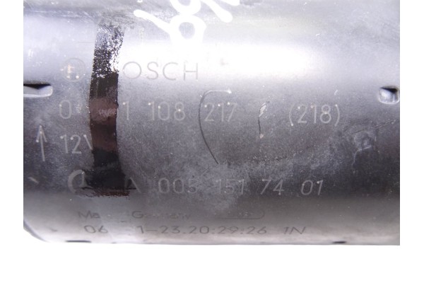 A0051517401 MOTOR ARRANQUE MERCEDES-BENZ CLASE A (BM 169)