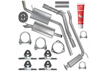 Silencer kit VW T4 96 03 2 5 TDI Bus SWB and LWB