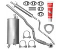 Muffler Set Pipe Opel Meriva A 1 6 64 74 KW 2003 2010