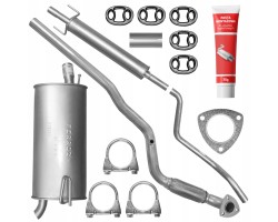 Muffler Set Pipe Opel Meriva A 1 6 64 74 KW 2003 2010