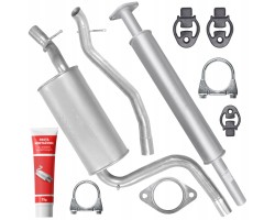 Muffler Set Pipe Ford Focus C Max I 1 MK1 2 0 107 KW 2003 2010