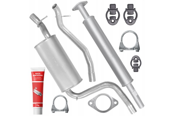 Muffler Set Pipe Ford Focus C Max I 1 MK1 2 0 107 KW 2003 2010