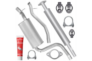 Muffler Set Pipe Ford Focus C Max I 1 MK1 2 0 107 KW 2003 2010