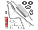 Set muffler pipe Ford Fusion JU 1 25 1 4 05 12 Hatchback