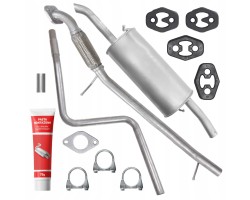 Set muffler pipe Ford Fusion JU 1 25 1 4 05 12 Hatchback