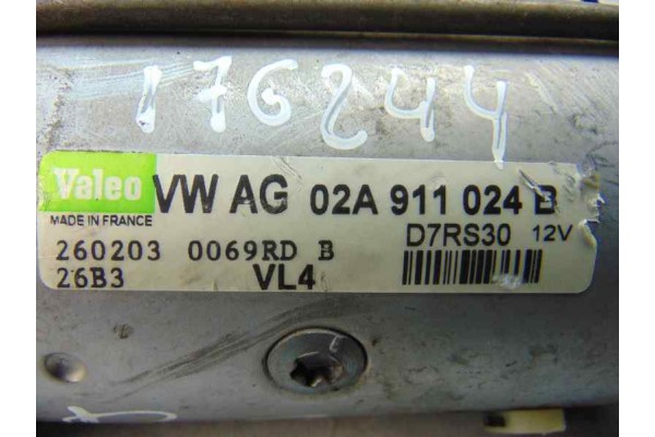 02A911024B  MOTOR ARRANQUE SEAT LEON (1M1) Signo 2002 02A911024B 176244 SEAT - 5