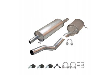 Silencer set VW TRANSPORTER V T5 1 9 TDI 2003 Catalog number of the part ZEST 06 255 30 297E