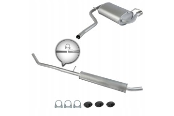 Silencer set for Dacia Duster 06 2010 1 6 16V 4x4 Part manufacturer Ferroz Export
