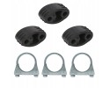 Silencer set for Dacia Duster 06 2010 1 6 16V 4x4 Car type passenger cars