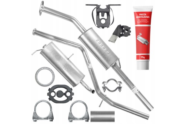 Muffler Set Peugeot 307 1 6 81 KW 2001 2009 Hatchback