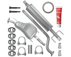 Muffler Set Opel Astra G II 2 1 4 1 6 1998 09 Estate