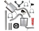 Muffler Set Audi A4 B6 B7 2 0 96 KW 2000 2008 Sedan Kombi Avant