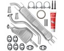 Muffler Set Opel Zafira AI 1 2 0 DI 2 0 DTI 2 2 DTI 1999 2005