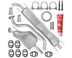 Muffler Set Opel Zafira AI 1 2 0 DI 2 0 DTI 2 2 DTI 1999 2005