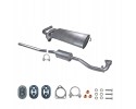 Set of silencers middle final Mitsubishi ASX 1 6 116HP 2010 Catalog number of the part ZEST 14 324E 14 323E