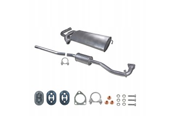 Set of silencers middle final Mitsubishi ASX 1 6 116HP 2010 Catalog number of the part ZEST 14 324E 14 323E
