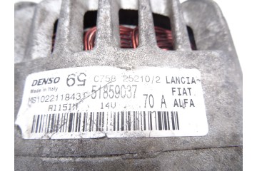 51859037   ALTERNADOR FIAT II PUNTO (188) BERLINA 1.2 8V Active 2005 51859037 208008 FIAT - 3
