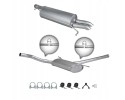 Silencer set VW PASSAT B5 FL 1 9TDI 2 0TDI 130 136 HP 2000 Catalog number of the part ZEST 01 124P 06 241