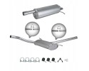 Silencer set VW PASSAT B5 FL 1 9TDI 2 0TDI 130 136 HP 2000 Part manufacturer Ferroz Export
