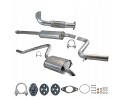 Set of silencers Ford Mondeo MK3 Kombi Turnier 2 0 TDCi 2 2 TDCi 2004 201 Catalog number of the part ZEST 08 557E 08 595E 08 613